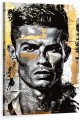  Obraz Cristiano Ronaldo Gold Splashes – Luxury Football Icon Premium