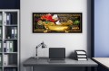 Obraz Canvas SCROOGE McDUCK Golden Bath – Dollar Bill Wealth Collection Premium