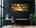 Obraz Canvas SCROOGE McDUCK Golden Bath – Dollar Bill Wealth Collection Premium