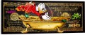 Obraz Canvas SCROOGE McDUCK Golden Bath – Dollar Bill Wealth Collection Premium