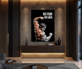 Obraz ARNOLD SCHWARZENEGGER No Pain No Gain Motywacyjny – Nowoczesna Sztuka Loft Fitness do Domowej Siłowni i Biura – Edycja Premium