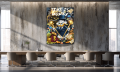 Obraz SKNERUS MCKWACZ Billionaire Duck Time Is Money – Nowoczesny Luksusowy Pop Art do Biura i Salonu – Edycja Premium