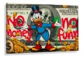 Obraz SKNERUS MCKWACZ No Money No Funny Banknot Rolex – Nowoczesny Luksusowy Pop Art Money do Biura i Salonu – Edycja Premium
