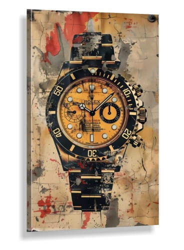 Obraz ROLEX ZEGAREK Street Art Loft – Nowoczesna Ekskluzywna Sztuka Pop Art do Biura i Salonu – Edycja Premium