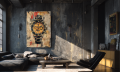 Obraz ROLEX ZEGAREK Street Art Loft – Nowoczesna Ekskluzywna Sztuka Pop Art do Biura i Salonu – Edycja Premium