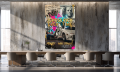 Obraz WILK Z WALL STREET I Chose Rich Every Time Leonardo DiCaprio Lamborghini – Nowoczesny Luksusowy Pop Art Money do Biura – Edycja Premium