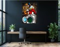 Obraz SKNERUS MCKWACZ Boss Laundry Pralka Pieniędzy – Nowoczesny Luksusowy Pop Art Street Art Money do Biura