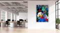 Obraz SKNERUS MCKWACZ Płonący Dolar Cygaro Nowoczesny Luksusowy Pop Art Street Art Money do Biura