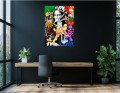 Obraz Mona Lisa i Królik Bugs Street Art – Nowoczesny Obraz Pop Art do Salonu