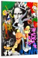 Obraz Mona Lisa i Królik Bugs Street Art – Nowoczesny Obraz Pop Art do Salonu