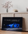 Obraz LAMBORGHINI It Wasn't Worth It OBRAZ Motywacyjny Aventador Loft