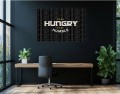 Obraz STAY HUNGRY Stay Humble OBRAZ Motywacyjny Dolary Biznes Kasa