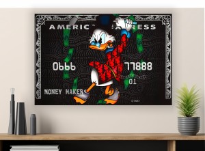 Obraz SKNERUS MCKWACZ American Express Centurion OBRAZ Motywacyjny Money Maker Pop Art