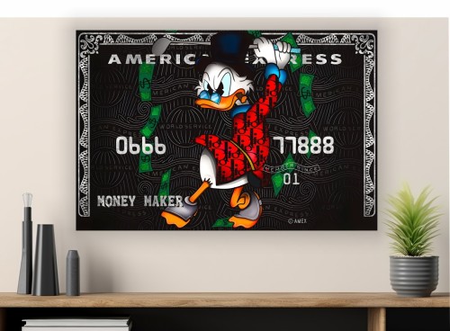 Obraz SKNERUS MCKWACZ American Express Centurion OBRAZ Motywacyjny Money Maker Pop Art