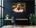 Obraz PABLO ESCOBAR Plata O Plomo OBRAZ Motywacyjny Narcos American Express Loft