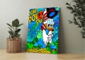 Obraz SKNERUS MCKWACZ Pieniądze Dolary OBRAZ Pop Art Graffiti Komiks