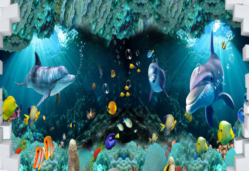 Fototapeta dla dzieci ocean ryby morze fsd139.png