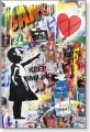Obraz DZIEWCZYNKA Z BALONIKIEM Banksy OBRAZ Pop Art Keep Smiling Graffiti