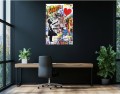 Obraz DZIEWCZYNKA Z BALONIKIEM Banksy OBRAZ Pop Art Keep Smiling Graffiti