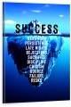 Obraz GÓRA LODOWA SUKCESU Success Iceberg OBRAZ Motywacyjny Biznes do biura salonu