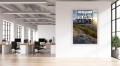 Obraz THE BEST VIEW Comes After The Hardest Climb OBRAZ Motywacyjny Góry Loft