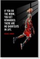 Obraz MICHAEL JORDAN No Shortcuts OBRAZ Motywacyjny Koszykówka Sport Loft