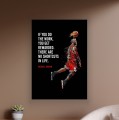 Obraz MICHAEL JORDAN No Shortcuts OBRAZ Motywacyjny Koszykówka Sport Loft
