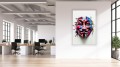 Obraz MASKA ANONYMOUS Graffiti Nowoczesny OBRAZ Pop Art Guy Fawkes V jak Vendetta
