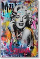 Obraz MARILYN MONROE Graffiti Nowoczesny OBRAZ Pop Art Ikona Kina Loft