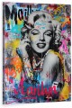 Obraz MARILYN MONROE Graffiti Nowoczesny OBRAZ Pop Art Ikona Kina Loft
