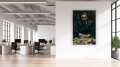 Obraz WILK Z WALL STREET Leonardo DiCaprio OBRAZ Motywacyjny Biznes Pieniądze Dolary Loft