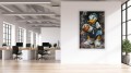 Obraz KACZOR DONALD Koszykówka Nowoczesny OBRAZ Pop Art Graffiti Streetwear Loft