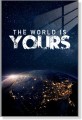 Obraz THE WORLD IS YOURS Motywacyjny OBRAZ Kosmos Ziemia Człowiek z Blizną Loft