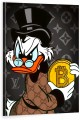 Obraz SKNERUS MCKWACZ Bitcoin OBRAZ Motywacyjny Louis Vuitton Gucci Pop Art