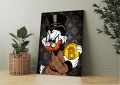 Obraz SKNERUS MCKWACZ Bitcoin OBRAZ Motywacyjny Louis Vuitton Gucci Pop Art
