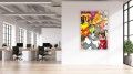 Obraz TOM I JERRY Pop Art OBRAZ Nowoczesny Chanel Prada Pieniądze Loft