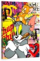 Obraz TOM I JERRY Pop Art OBRAZ Nowoczesny Chanel Prada Pieniądze Loft