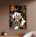 Obraz SKNERUS MCKWACZ Go Get It OBRAZ Motywacyjny Thug Life Gangster Loft