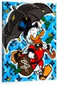 Obraz SKNERUS MCKWACZ Deszcz Pieniędzy OBRAZ Pop Art Błękitny Louis Vuitton Parasol