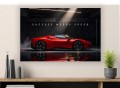 Obraz FERRARI SUCCESS NEEDS SPEED Motywacyjny Samochód Superauto Wyścigi Garaż