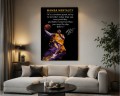 Obraz KOBE BRYANT MAMBA MENTALITY Koszykówka Los Angeles Lakers Cytat Sportowy