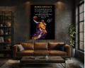 Obraz KOBE BRYANT MAMBA MENTALITY Koszykówka Los Angeles Lakers Cytat Sportowy