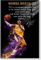 Obraz KOBE BRYANT MAMBA MENTALITY Koszykówka Los Angeles Lakers Cytat Sportowy
