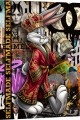 Obraz KRÓLIK BUGS Król Pop Art Król Szat Versace Pieniądze Graffiti Kolorowy Kolarz