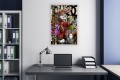 Obraz KRÓLIK BUGS Król Pop Art Król Szat Versace Pieniądze Graffiti Kolorowy Kolarz