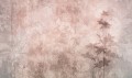 Fototapeta kwiaty retro – brudny róż, ornament arabeski i przecierane tło w stylu vintage i shabby chic