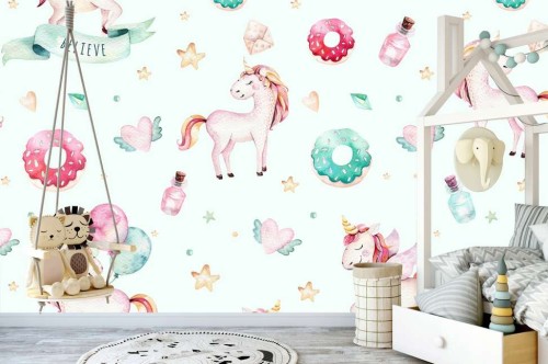 Fototapeta dla dzieci unicorn pastel-fsd102.jpg
