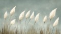 Fototapeta trawy pampasowe jasne pióropusze motyw botaniczny w stylu boho i scandi