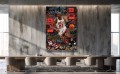 Obraz MICHAEL JORDAN 23 Chicago Bulls GOAT – Nowoczesna Sztuka Pop Art Street Art do Pokoju i Biura