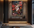 Obraz MICHAEL JORDAN 23 Chicago Bulls GOAT – Nowoczesna Sztuka Pop Art Street Art do Pokoju i Biura